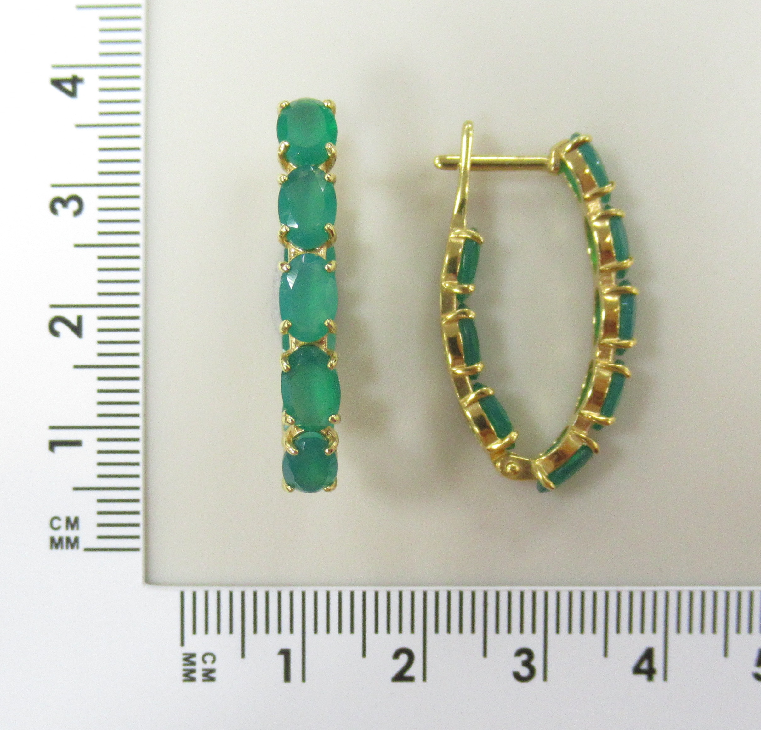 Серебряные серьги с агатами